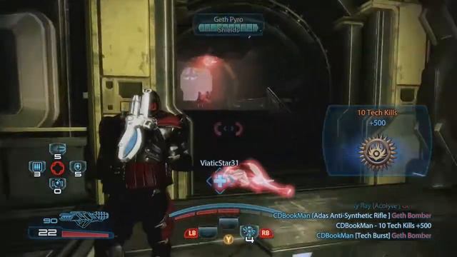 Mass Effect 3: Firebase Reactor; Quarian Male Engineer; Geth; Platinum - HD смотреть онлайн