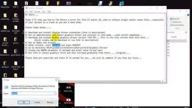 Direct x error fix for Fifa 17/18 without steam/origin files Nvidia Graphics card only смотреть онлайн