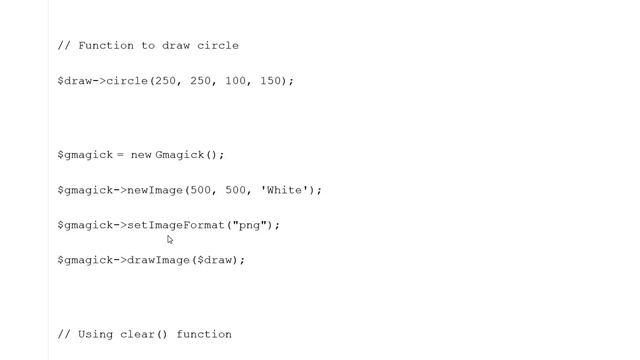 PHP | Gmagick clear image Function смотреть онлайн