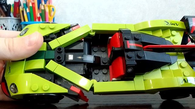 Обзор на Aston Martin Valkyrie AMR Pro. Lego Speed Champions. смотреть онлайн