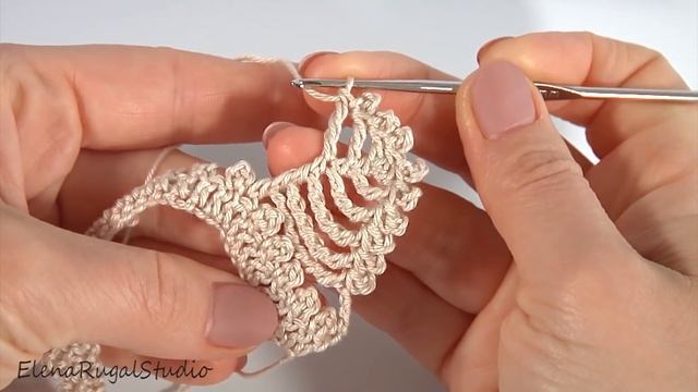 CROCHET CROWN PATTERN/3 CROCHET TRIMS+3 CHARTS /Complex stitches/ Crochet TRIM BORDER EDGE #crochet смотреть онлайн