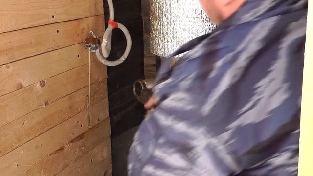 Обслуживание ,проверка ТЭНа дачного титана(нагревателя воды ) в душе.ВСЕМ ДОБРА. смотреть онлайн