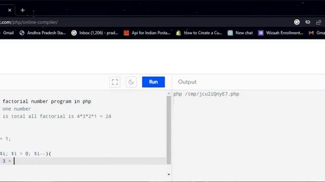 write a PHP factorial program in php? смотреть онлайн