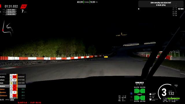 Нюрбургринг. GT3. Часовая гонка