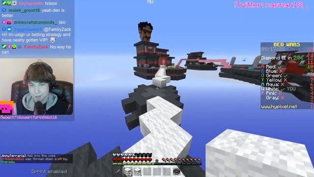 I was stream sniped while playing Bedwars ft. AyoDen camman18 Full Twitch VOD смотреть онлайн