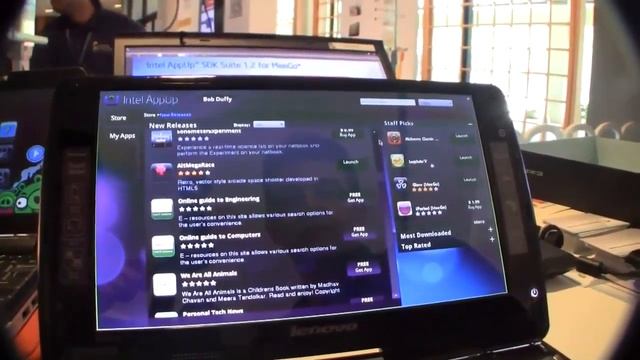 Intel AppUp! Running on MeeGo Walk Through смотреть онлайн