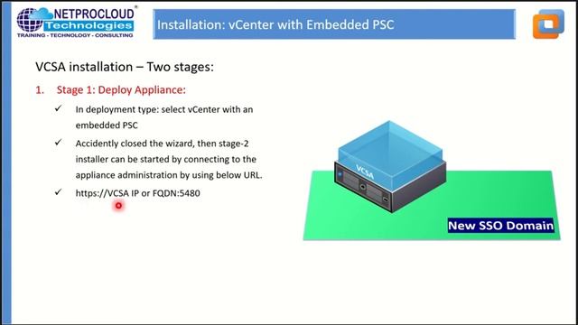 vCenter with Embedded PSC Installation[Step-by-Step] смотреть онлайн