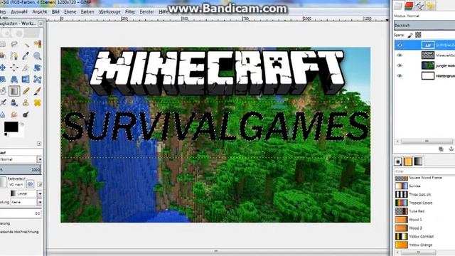 Tutorial: GIMP  | GUTES Minecraft Thumbnail Erstellen ! | UltraGaming