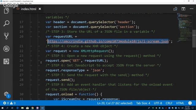 COMP1073 Module 10 - JSON Part 3 (Winter 2019) смотреть онлайн