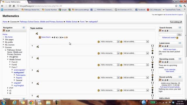 Moodle 2.0 -edit settings&Using News Forums смотреть онлайн
