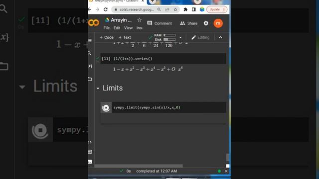 Series with Python |Sympy with Math Code|#rlanguagestatistics #python #maths смотреть онлайн