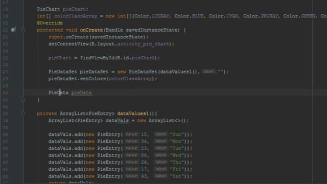 013 Pie Chart : MP Android Chart Tutorial смотреть онлайн