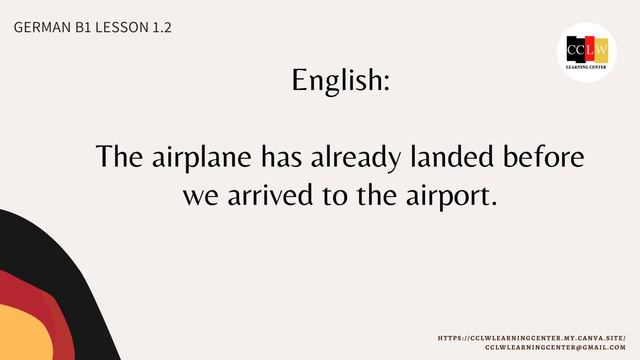 German B1 Lesson 1.2 Plusquamperfekt | CCLW 13 смотреть онлайн