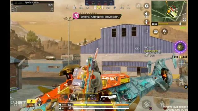 COD Mobile - Season 4 update - Samsung Galaxy Tab S8 - fps and render resolution - Sandstorm B.R. смотреть онлайн