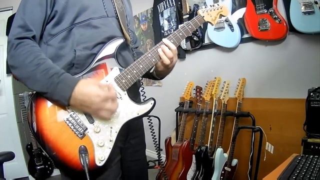 Nirvana - On A Plain (Live at Reading) Guitar Cover Roadhouse Stratocaster смотреть онлайн
