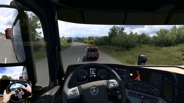 Euro Truck Simulator 2 | Plevna - Sofia | Mercedes-Benz Actros | Logitech G29 Gameplay смотреть онлайн