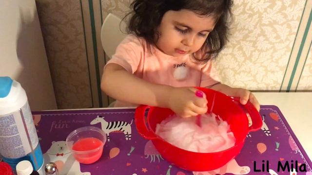 Slime, Мила делает Слайм на дому 🔥 смотреть онлайн