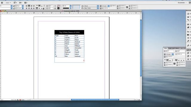 InDesign Chapter 5 Tables Video 5 - Adjust width of columns in a table without changing table смотреть онлайн