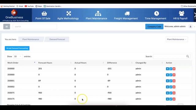 Demand Forecast -Plant Maintenance смотреть онлайн
