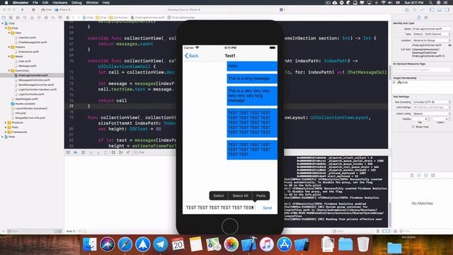 Swift: Firebase - Как оформить сообщения (Часть 13) смотреть онлайн