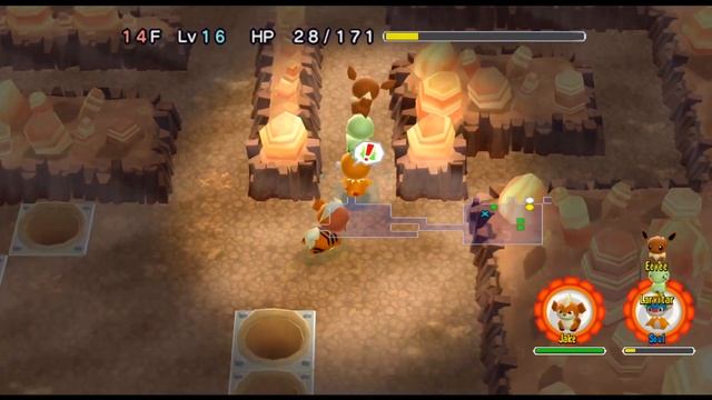 Pokemon Mystery Dungeon Keep Going! Wildfire Adventure Squad Part 3 CHOCOLATE! Gameplay Walkthrough смотреть онлайн