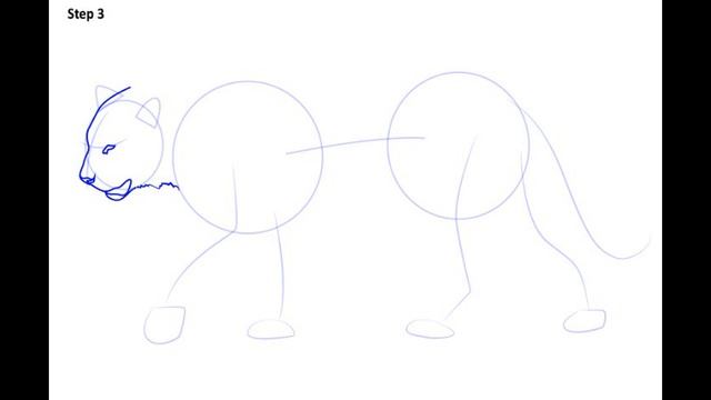 Как нарисовать тигра. Рисуем карандашом набросок. Видео для детей 7 - 8 лет. смотреть онлайн