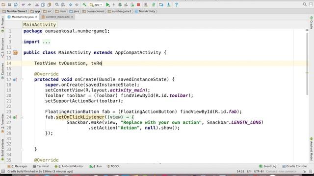 Java Programming for Android: Simple Game with Numbers, Part 1 смотреть онлайн