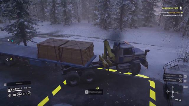 SnowRunner | Упавший столб смотреть онлайн