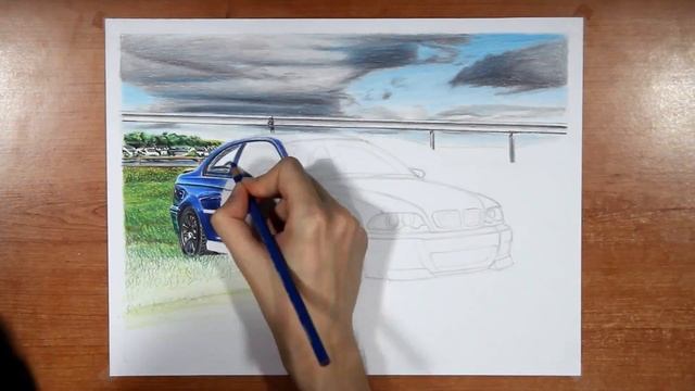BMW E46 M3 | United Kingdom | Car Drawing смотреть онлайн