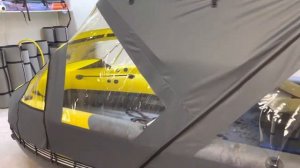 Тент КОМБИ на лодку Reef Triton Skat 400Fi