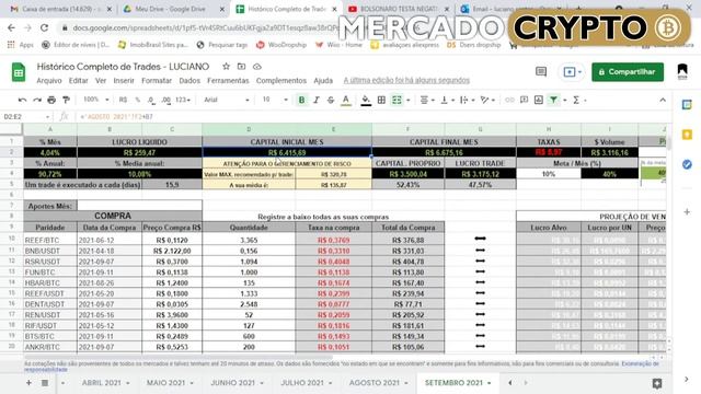 ULTIMO TRADE DE SETEMBRO? - PERL CRIPTOMOEDA смотреть онлайн