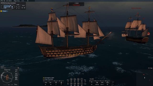 Naval Action - Solo - Victory vs St. Pavel +1 смотреть онлайн