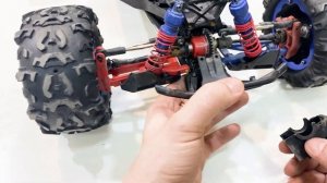 Тюнинг EVO-R. Установка дифференциала Traxxas на Remo Hobby