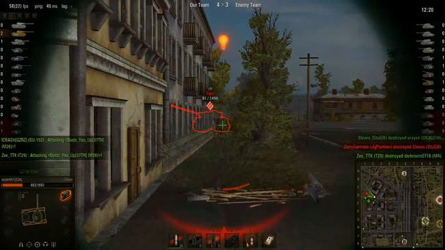 World Of Tanks - Lowe Gameplay - Ensk - 06-10-2012 смотреть онлайн