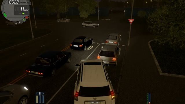 TOYOTA LAND CRUIS PRADO ЕЗДА ПО ГОРОДУ City Car Driving. смотреть онлайн