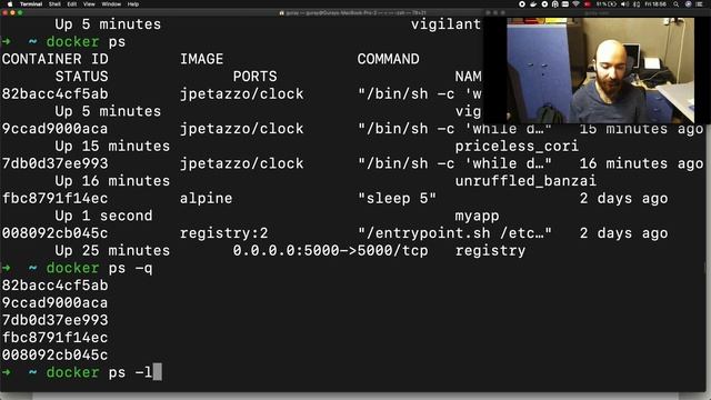 Docker ve Konteynerlere Giriş Eğitimi 7 | "docker ps", Son Açılan Container, Quiet Listeleme смотреть онлайн