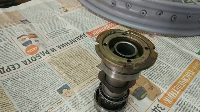 Сборка колеса мотоцикла Урал смотреть онлайн