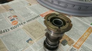 Сборка колеса мотоцикла Урал