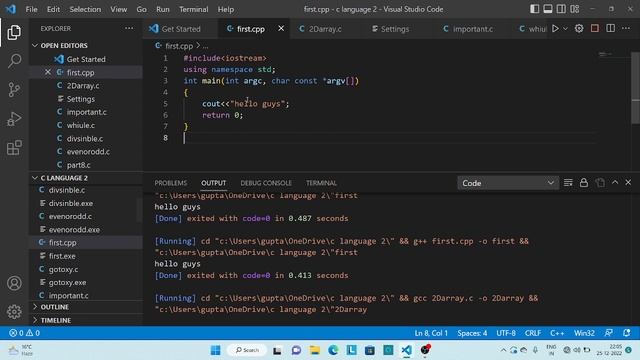 code running problem in vs code ???....code is already running problem in vs code смотреть онлайн