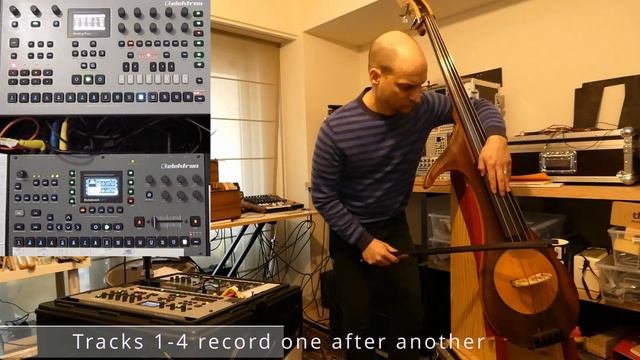 Hepha: Octatrack, Electric Double bass, Analog four смотреть онлайн