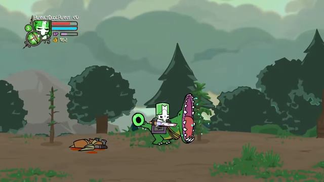 Castle Crashers but i play as Green Knight смотреть онлайн