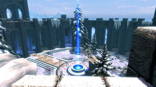 🎵 Skyrim Chilling Ambience - Winterhold With Music смотреть онлайн