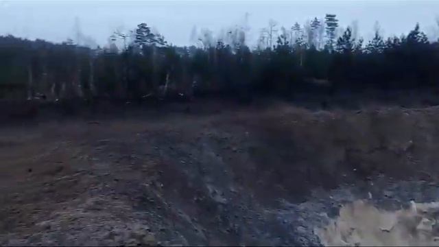 Kyiv - 15.02.2024. Crater From A Russian Missile In The Kyiv Region After Today's Missile Strike. смотреть онлайн