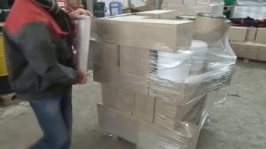 КАК ПРАВИЛЬНО НУЖНО ОБМАТЫВАТЬ ПАЛЛЕТ С ТОВАРОМ!!!