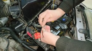 Замена клемм аккумулятора НИССАН АЛЬМЕРА КЛАССИК !!!