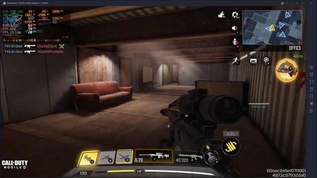 Call of Duty: Mobile (Gameloop) 2021 | GTX 750 1GB - i5 3470 | смотреть онлайн