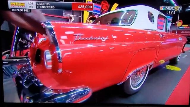 1956 Ford Thunderbird gifted to Madonna by Sean Penn Mecum Chicago смотреть онлайн