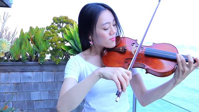 Elvis Presley【Can't Help Falling in Love】小提琴演唱版本 | Violin + Vocal cover by Tutu Tina  加州海邊
