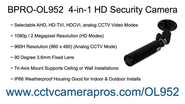 Bullet HD CCTV Security Camera 2 Megapixel 1080p Video Surveillance смотреть онлайн