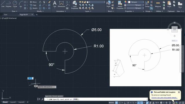 AutoCAD Drawings | AutoCAD Exercises Part 19 смотреть онлайн